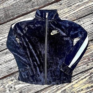 Nike crushed velvet jacket